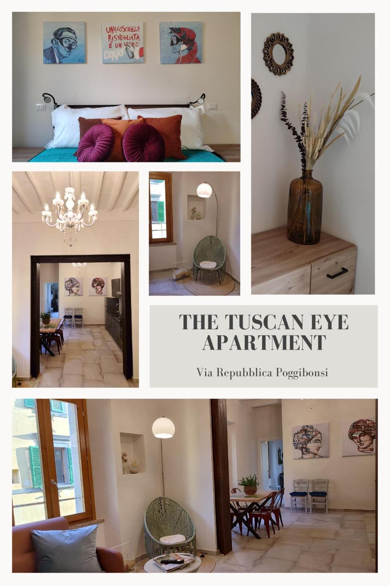 The Tuscan Eye Apartment Поджибонси Экстерьер фото